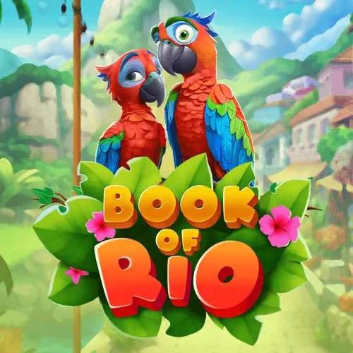 Official Slots logo: Book of Rio by Jugabet Games at Wild Robin Casino