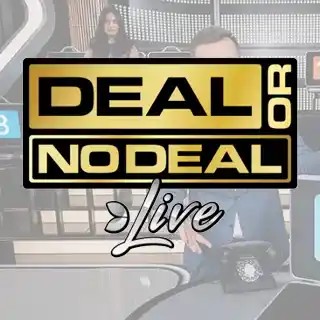 Deal or No Deal Live slot logo by Evolution at Wild Robin Casino