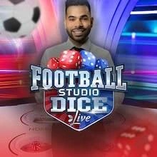 Live Dealer logo of Football Studio Dice from Evolution at Wild Robin Casino
