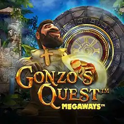 Gonzo’s Quest Megaways online game logo by Red Tiger Gaming on wildrobin-netherlands.nl
