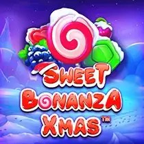 Sweet Bonanza Xmas slot icon by Pragmatic Play, available at Wild Robin Casino